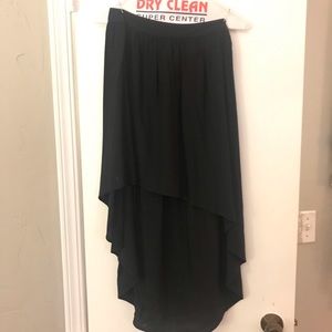 SOLD High low black skirt